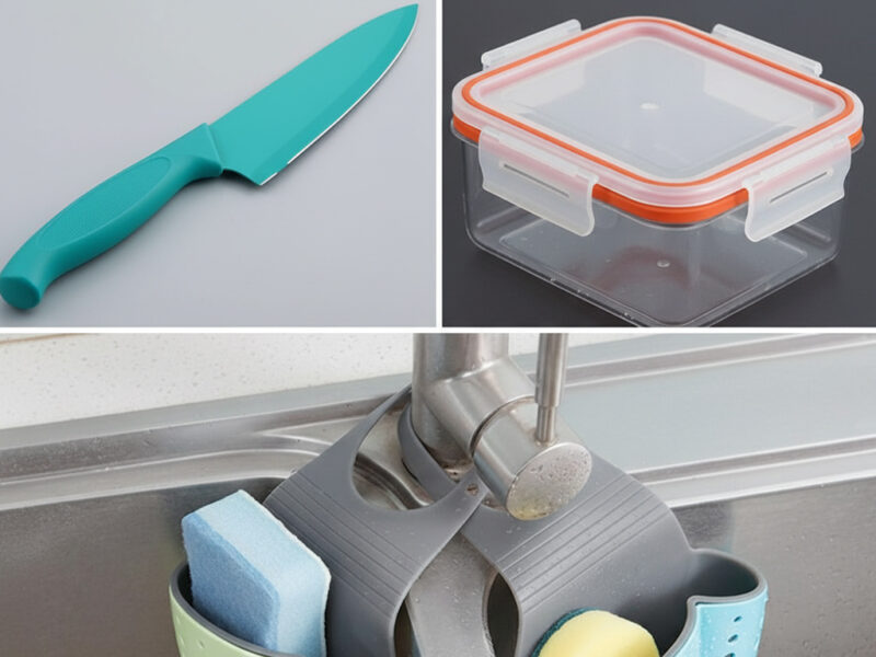 Đồ dùng nhà bếp bằng nhựa TPR như tay cầm dụng cụ, núm chai, hộp chứa thực phẩm… đảm bảo an toàn khi tiếp xúc thực phẩm