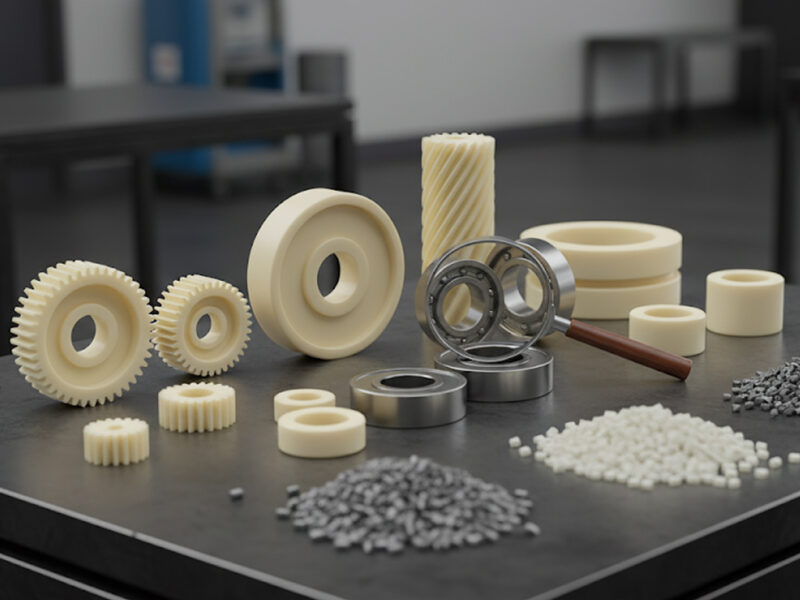 Machined and molded mechanical products made from PA6