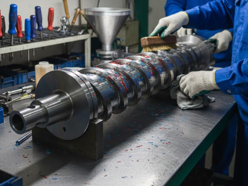 bảo quản trục vít máy ép nhựa