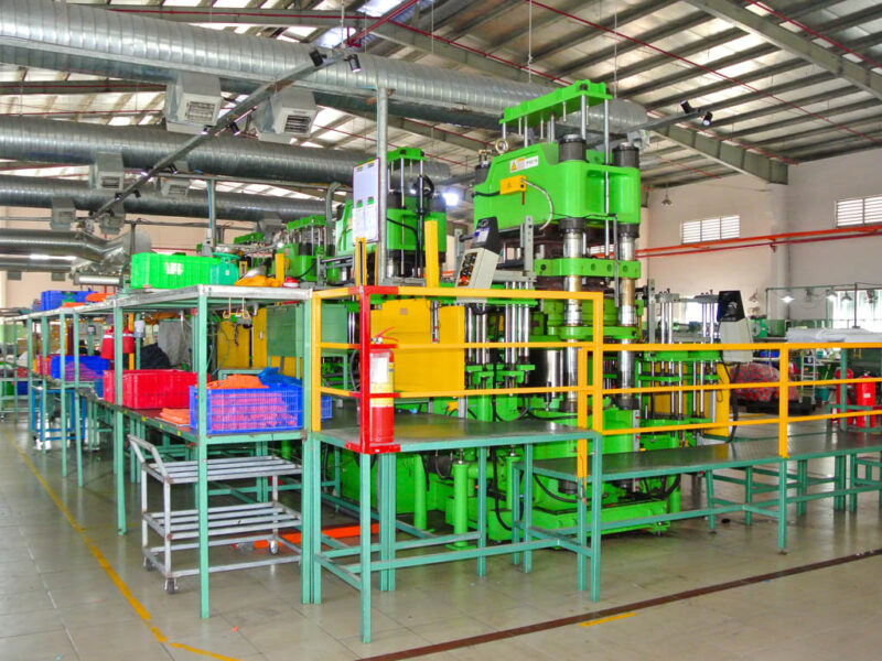 Giải Pháp Ép Cao Su Công Nghiệp Theo Yêu Cầu