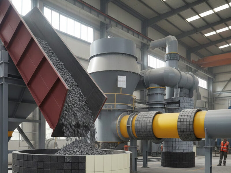 Giải pháp cao su chịu mài mòn cho nhà máy xi măng