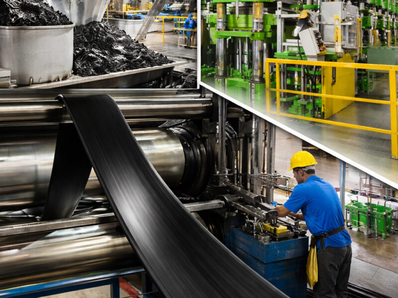 quy trình phối liệu cao su