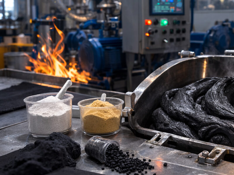 compound cao su chống cháy không chì dạng hạt